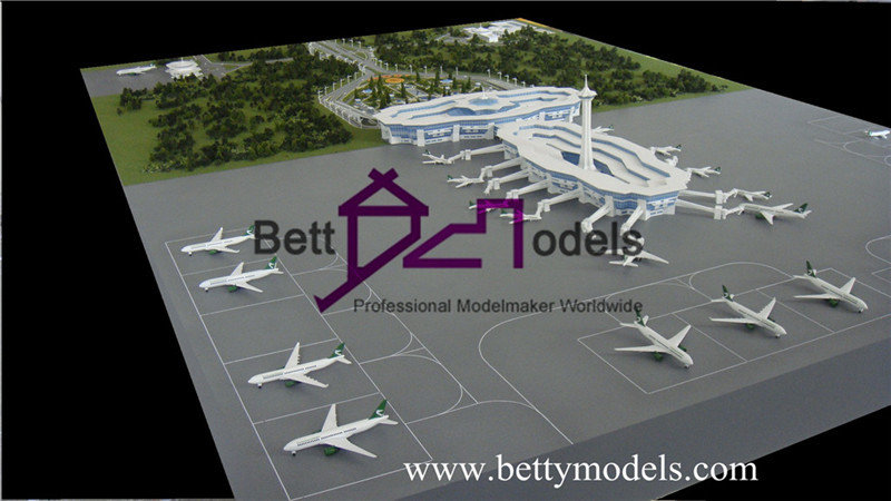空港の建築模型