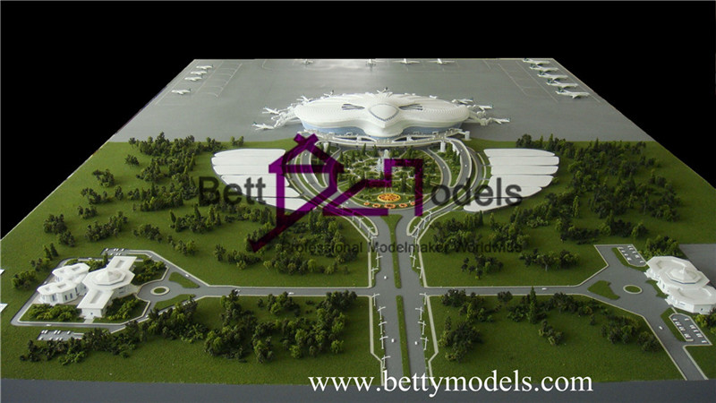 空港の建築模型